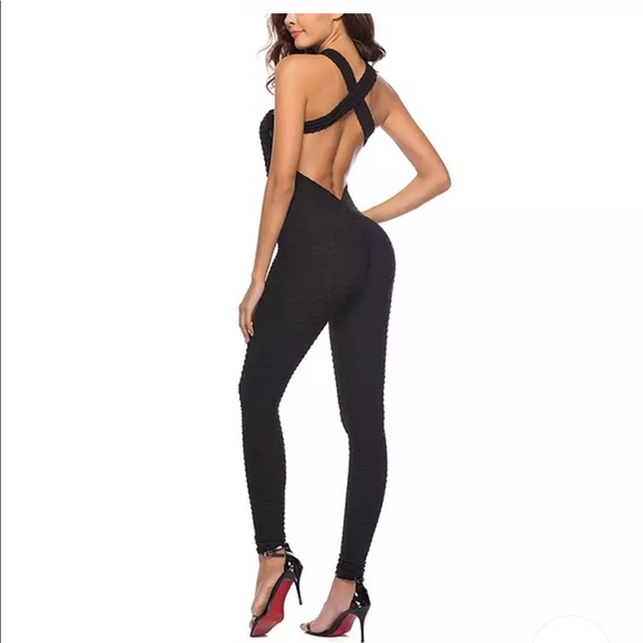 Women Brazilian Style Curve Enhance Gym Jumpsuit - Picture 4 of 6